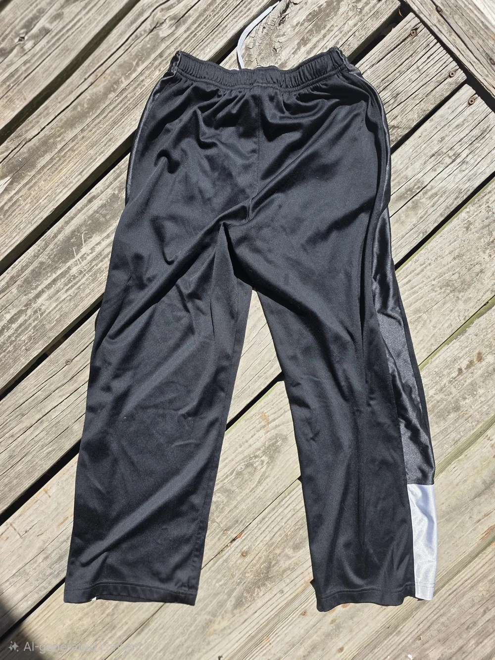 Nike Kids' Athletic Track Pants - Black & Gray